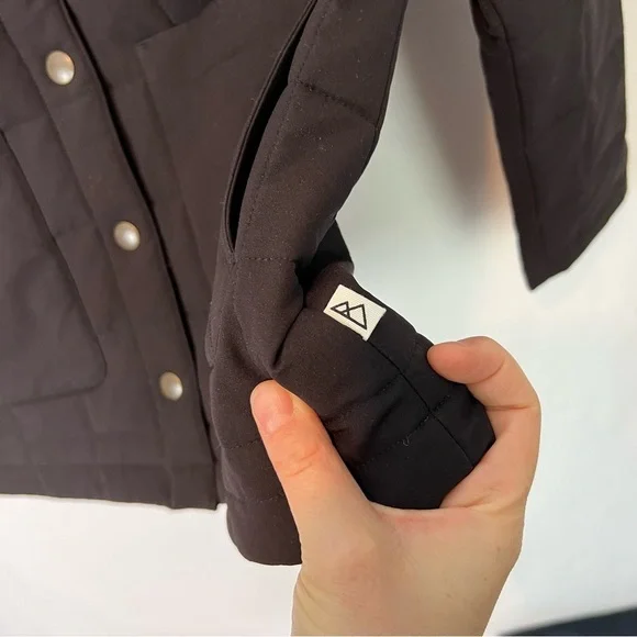 Wild Rye NWT Imogene shacket black bean XS - Picture 4 of 9